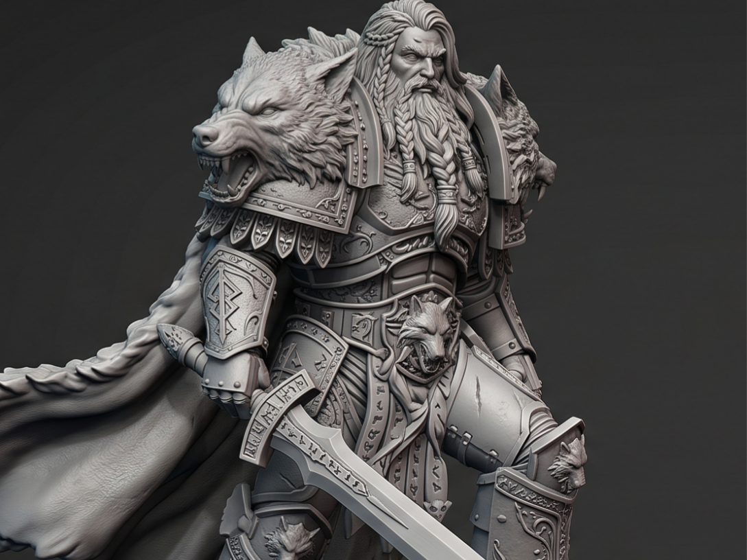 Nordic Wolf King – Demigod of the Void Clan