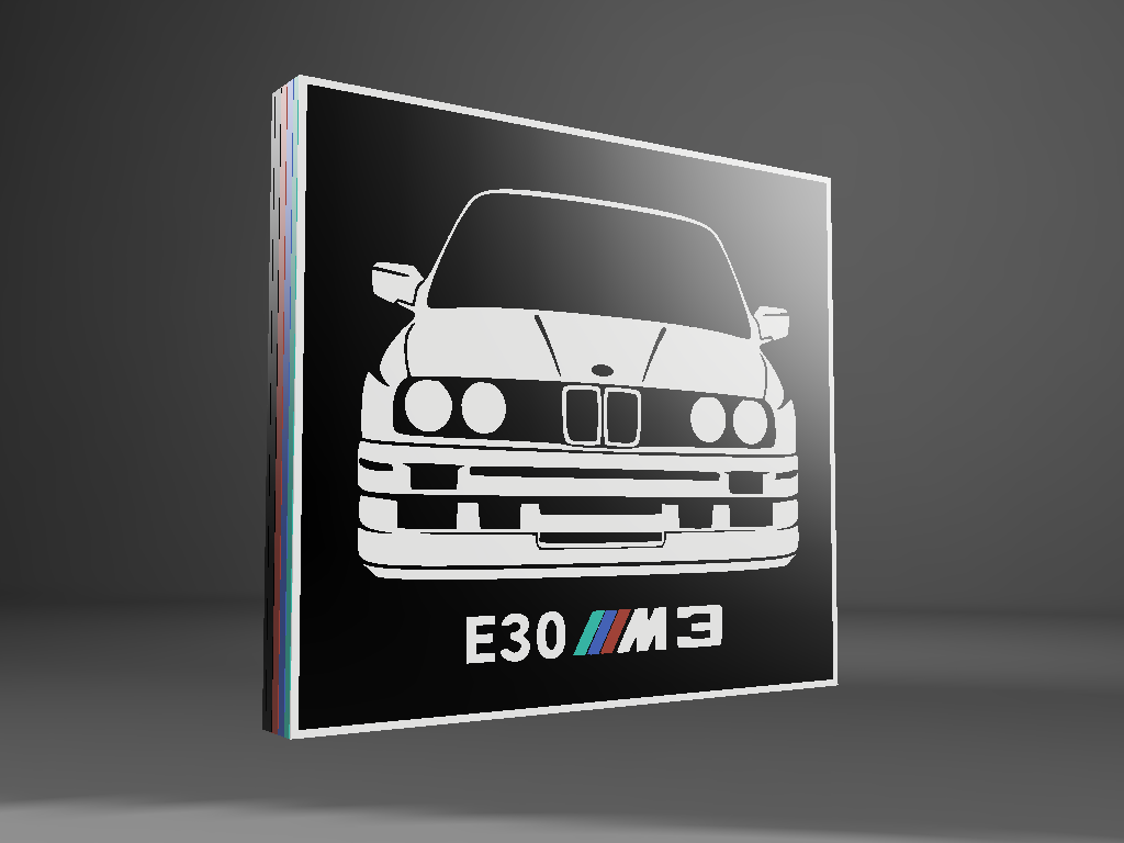 BMW E30 M lightbox