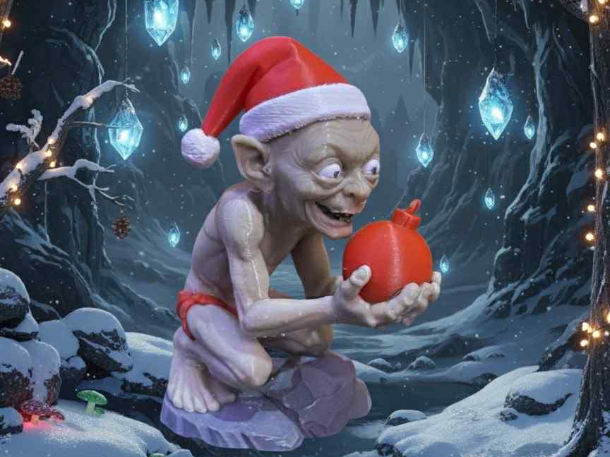 Christmas Gollum – My Preciousss