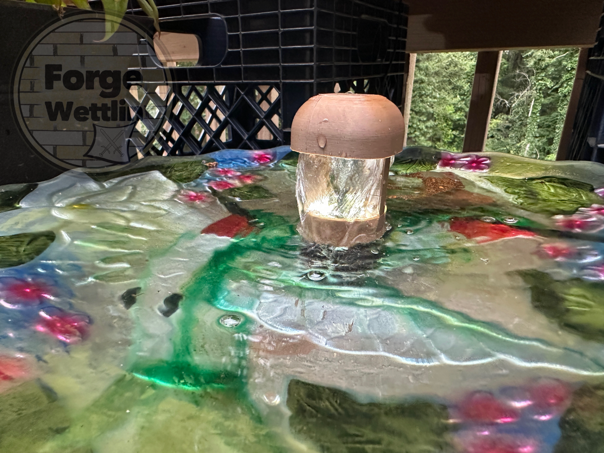 Bird Bath Fountain Ripple Reducer (Dome Baffle)