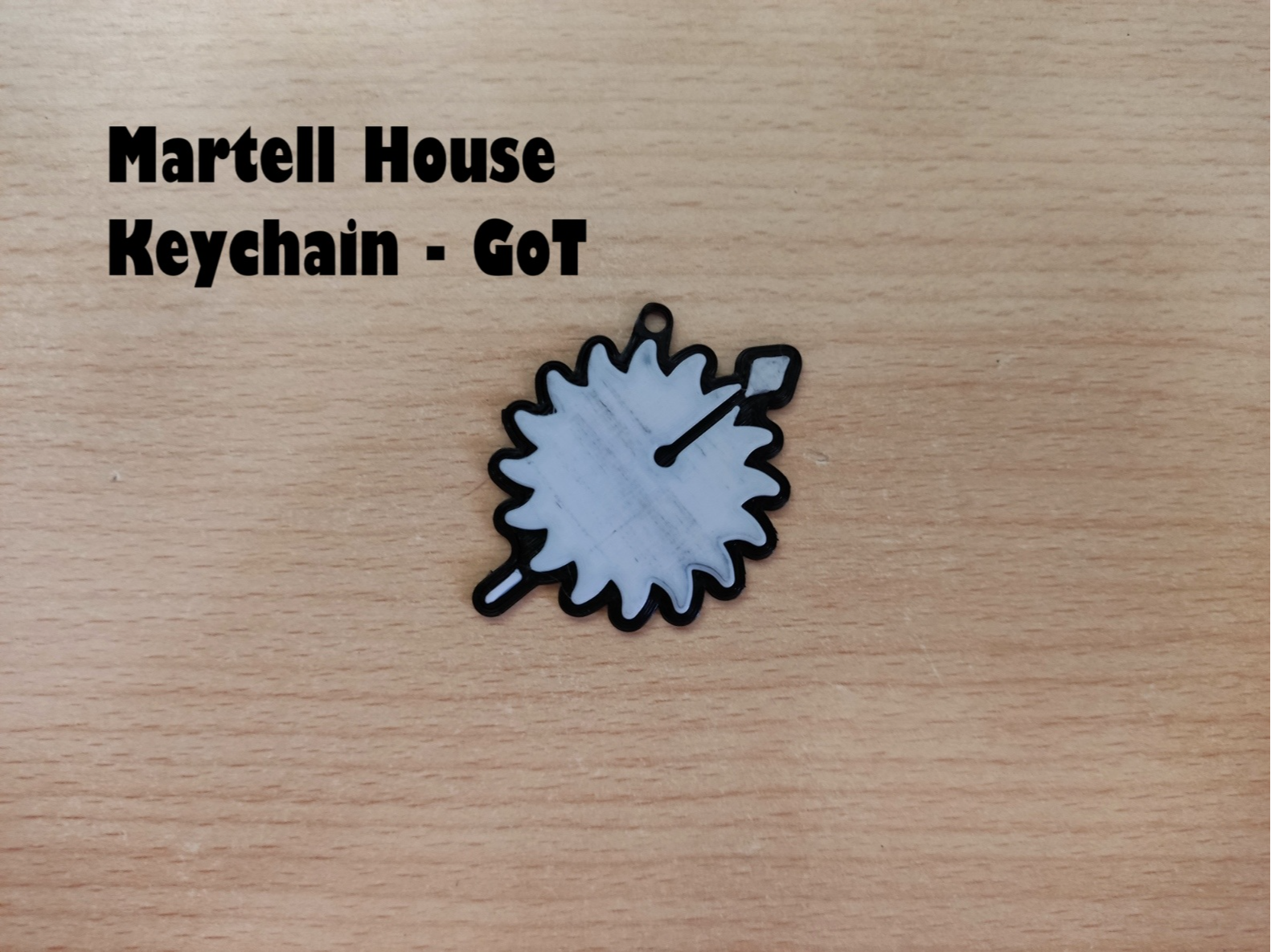Martell House Keychain – Game of Thrones