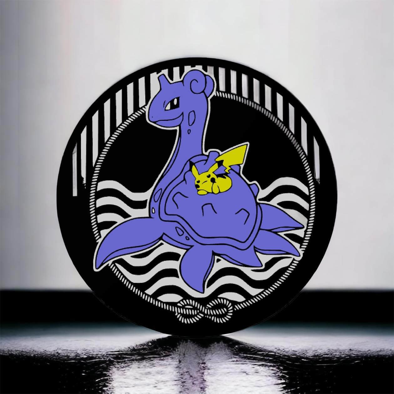Yokohama Lapras and Pikachu Lightbox Colour
