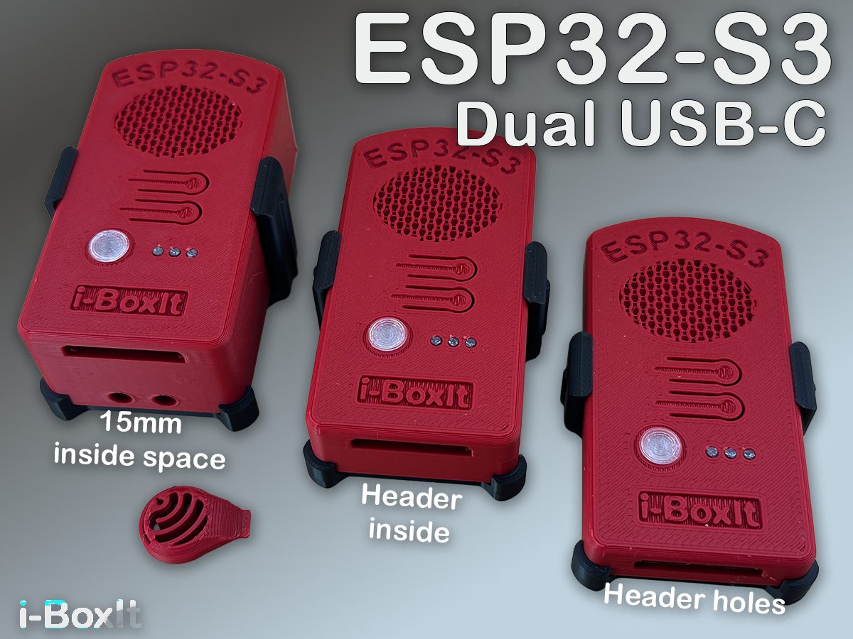 ESP32 S3 - Case - Snap-fit - Magnetic