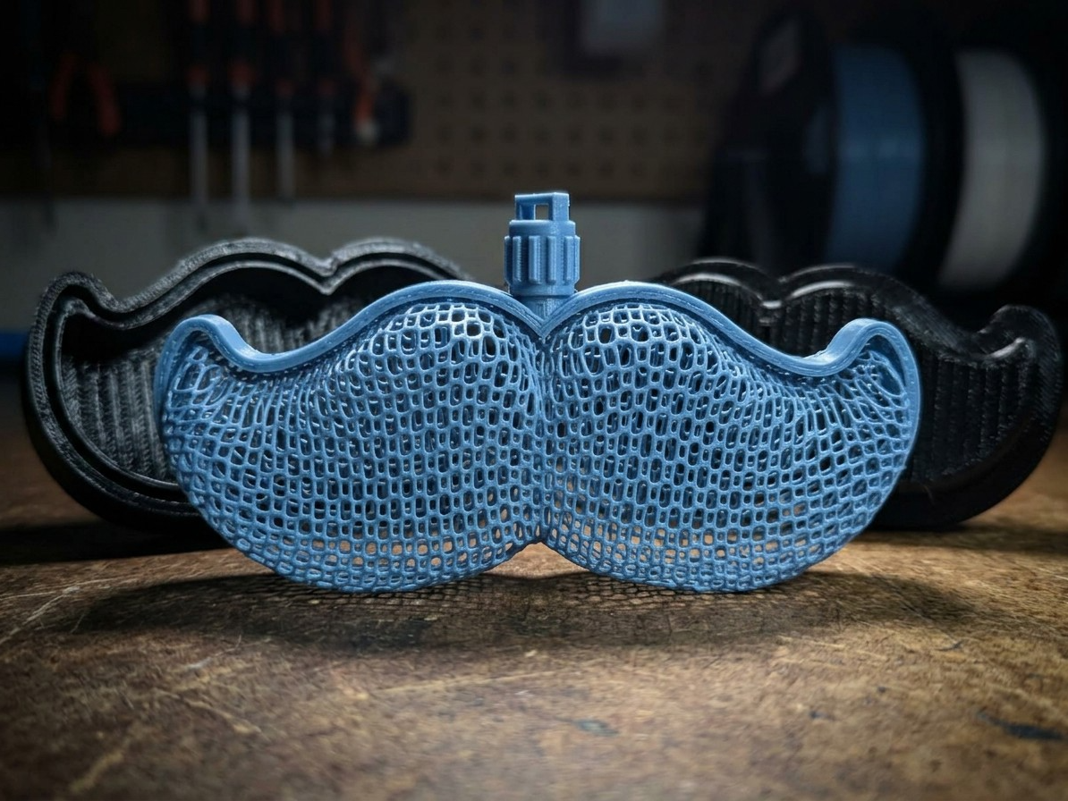 Thermoformed Mustache Container | Father's Day