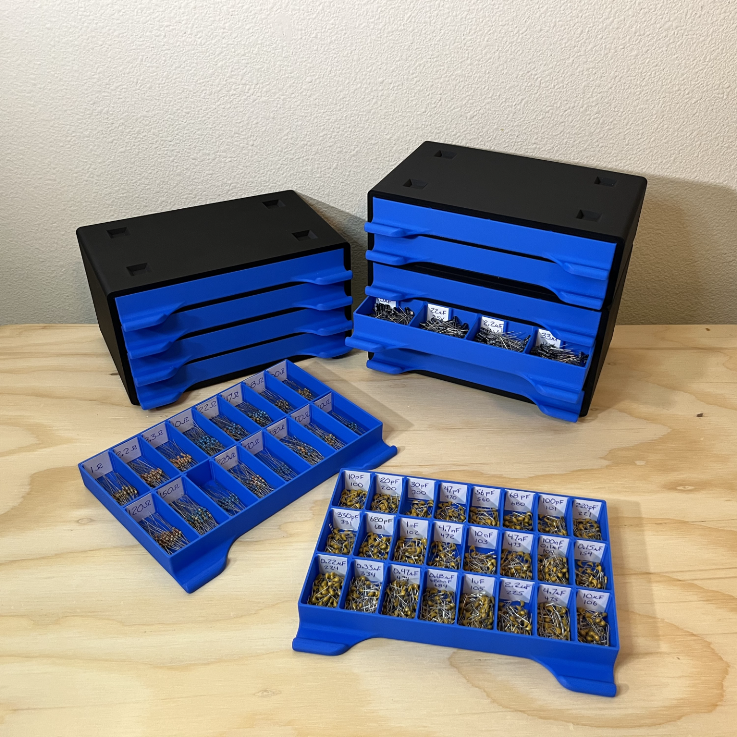 Electronic Component Storage and Organizing System