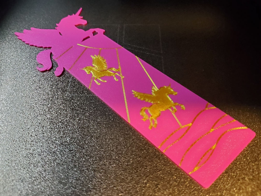 Winged Unicorn Bookmark