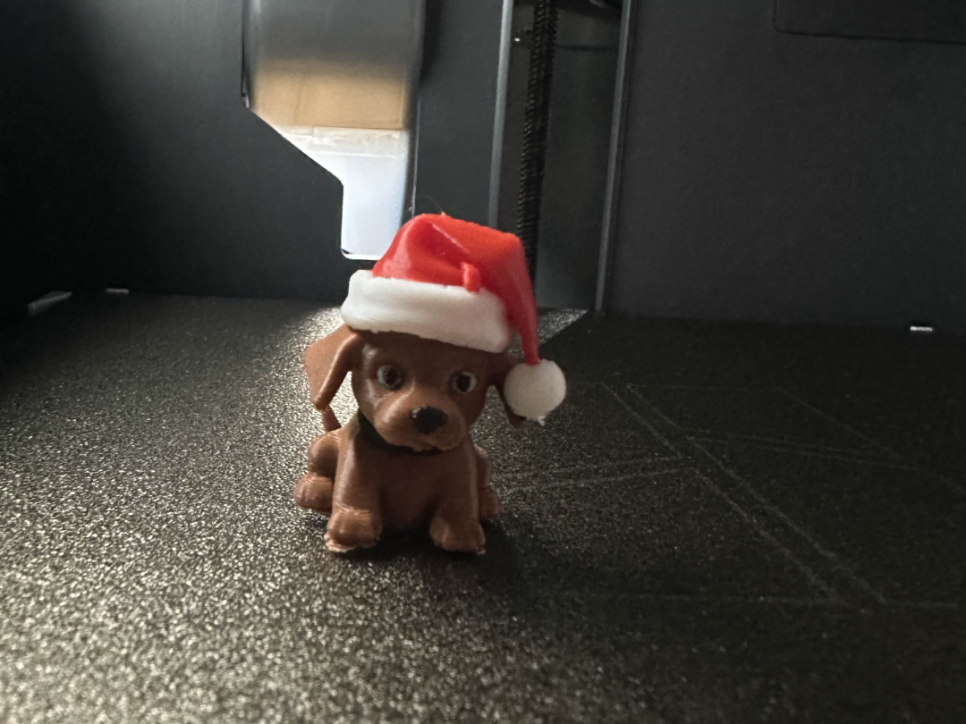 perrito de navidad
