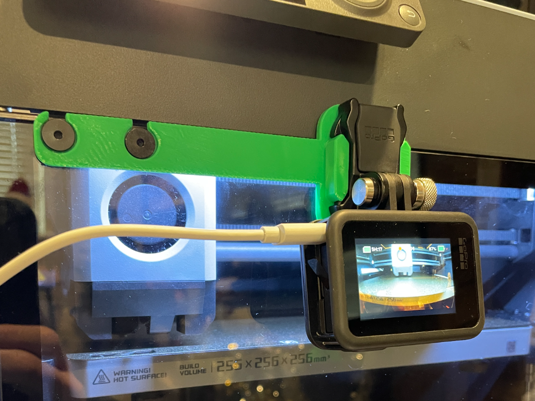 GoPro Mount for P1S (door mounted)