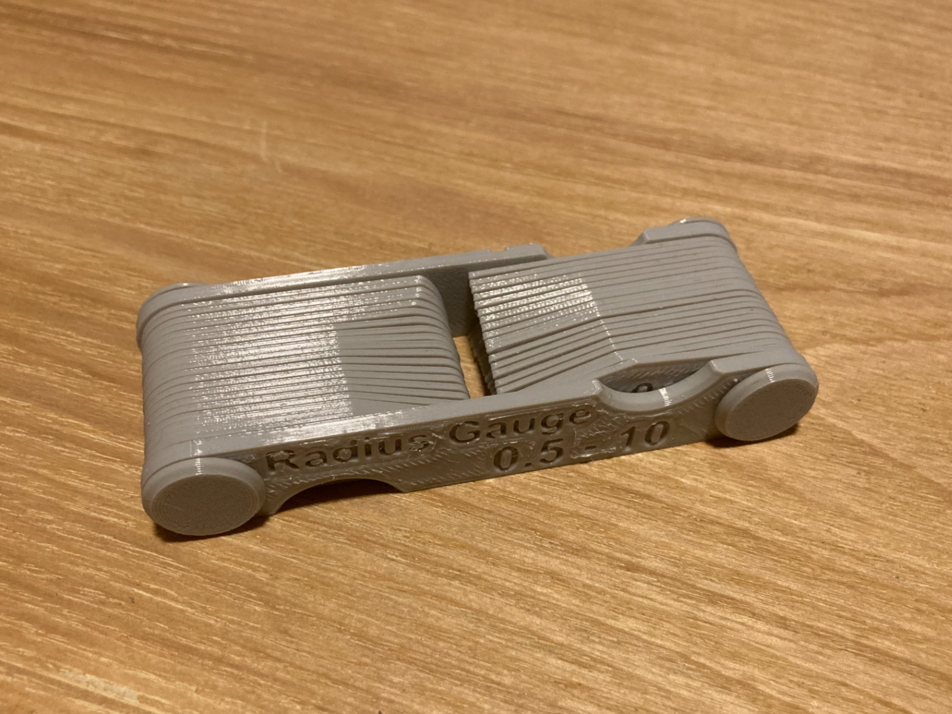 Radius Gauge 0,5-10mm and 10,5-20mm