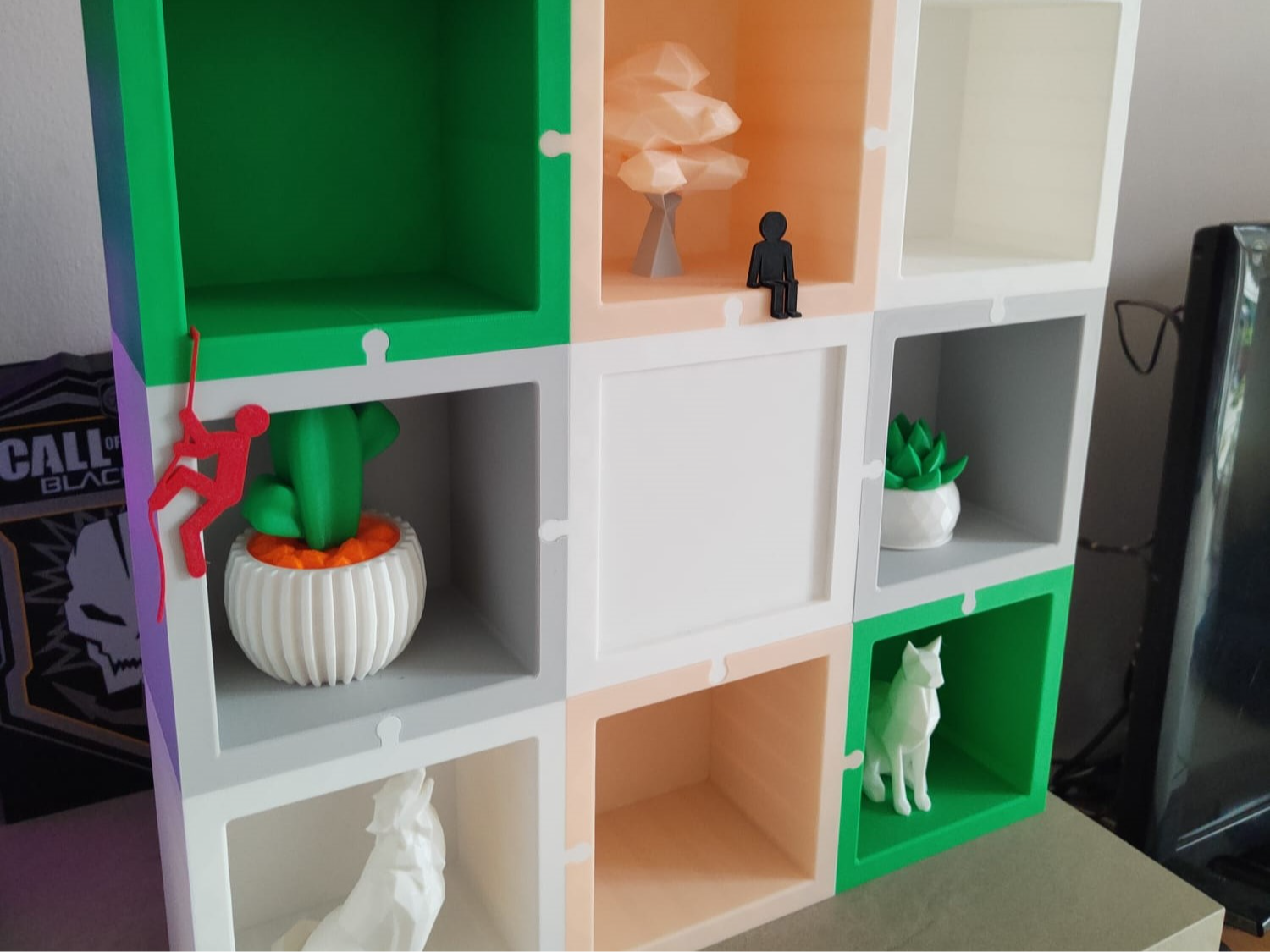 Modular Puzzle Shelf