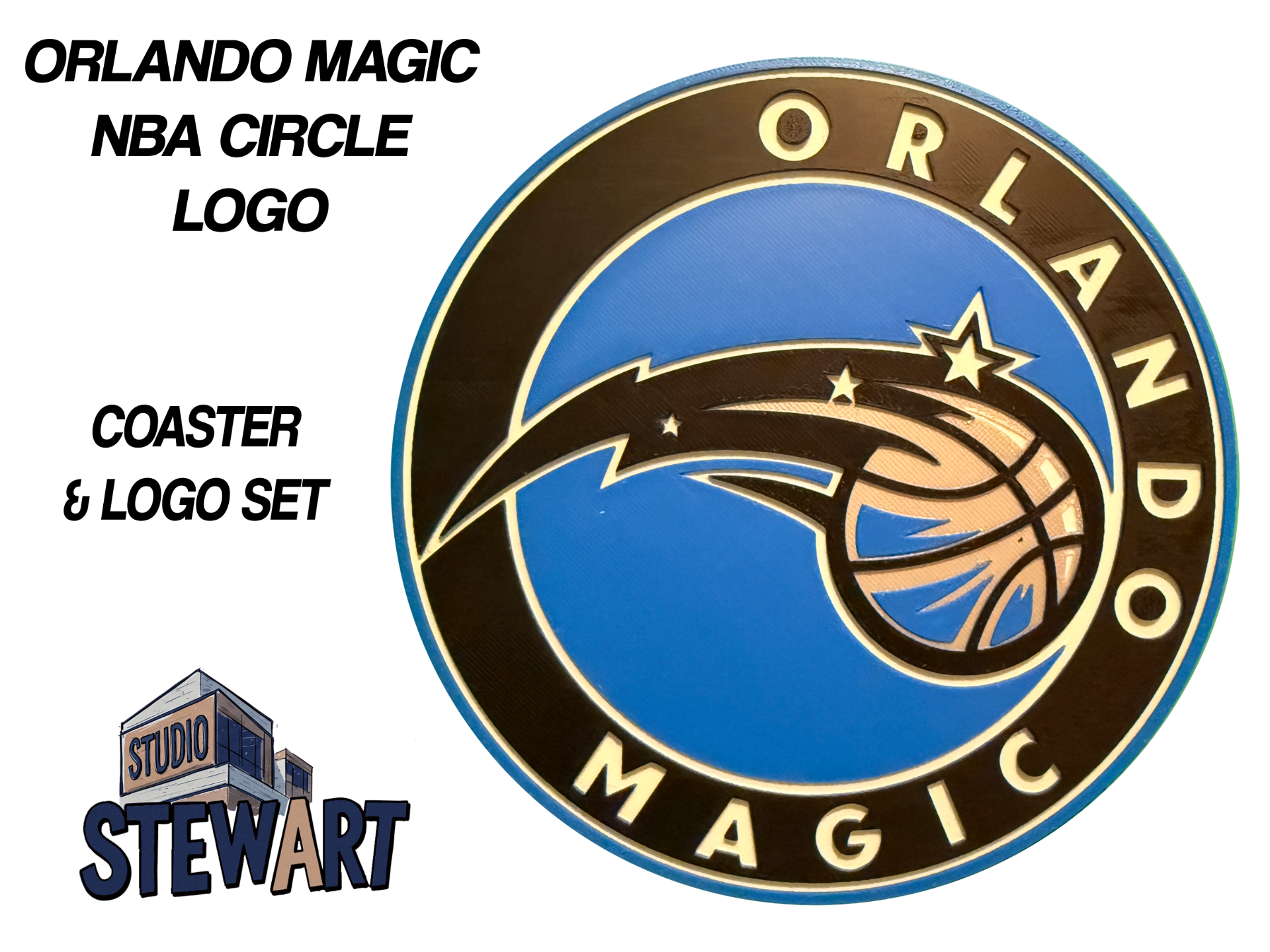 Orlando Magic NBA LOGO - COASTER/OFFICE SIGN