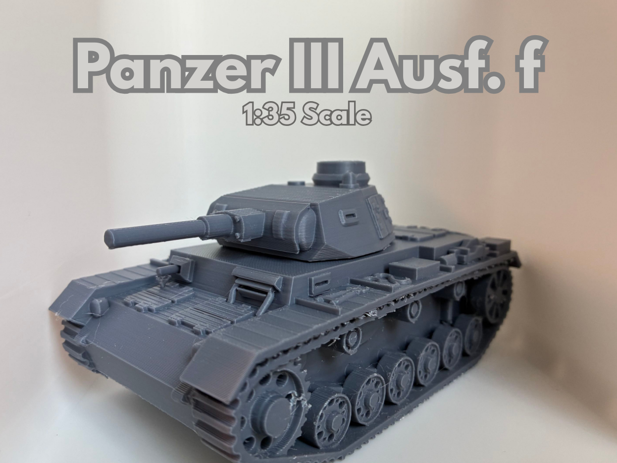 Panzer III - Ausf. f.   1:35 scale