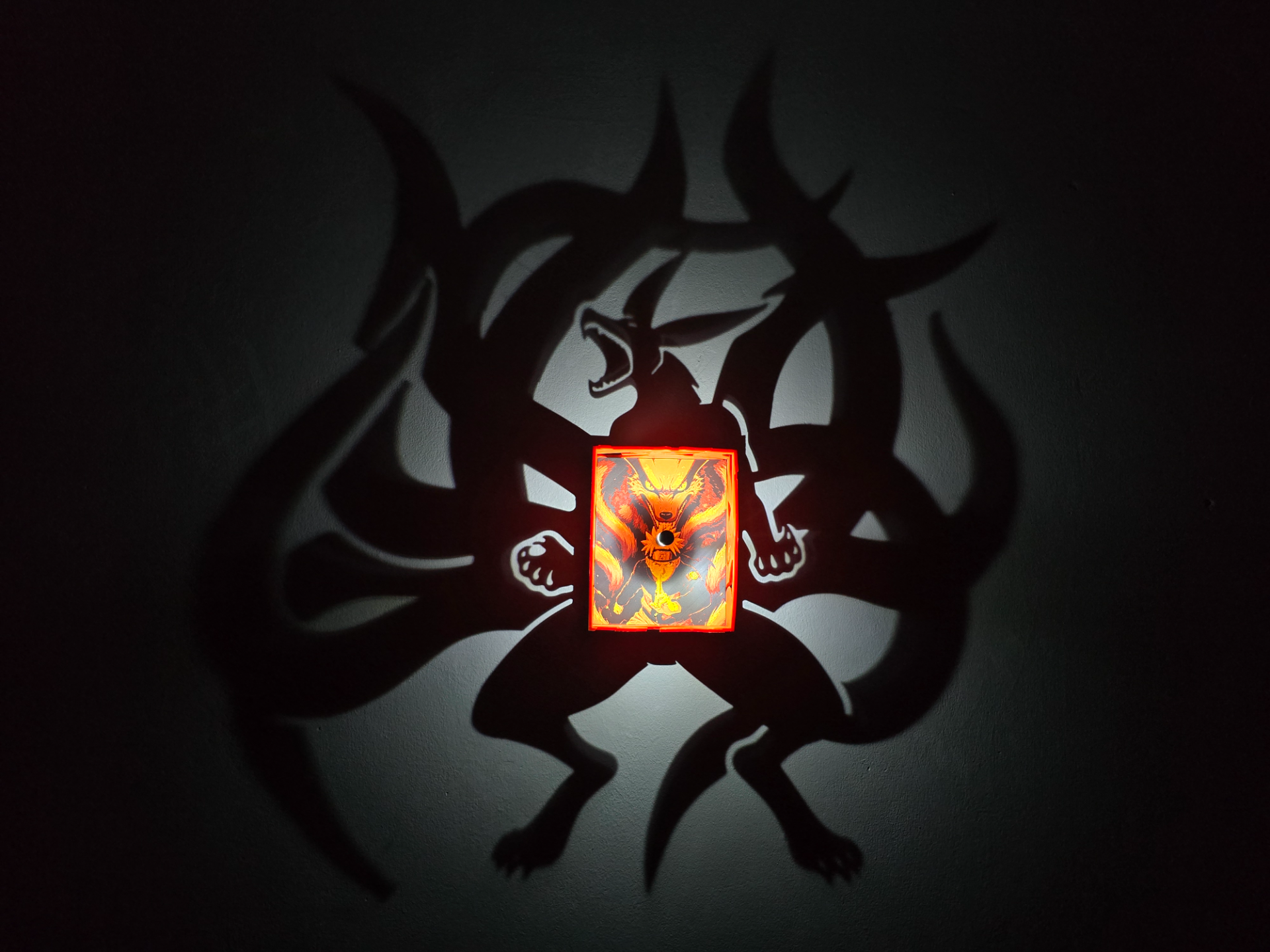 Naruto /Kurama El Zorro de las 9 colas-Shadow Lamp
