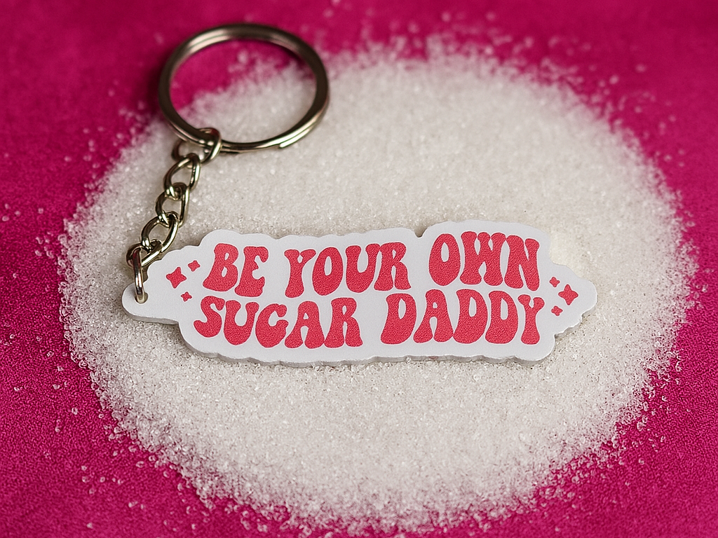 Portachiavi "Be Your Own Sugar Daddy"