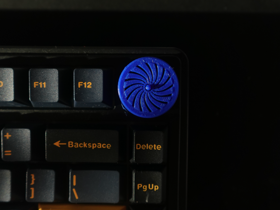 Aula F75 Keyboard Volume Knob - Jet Turbine