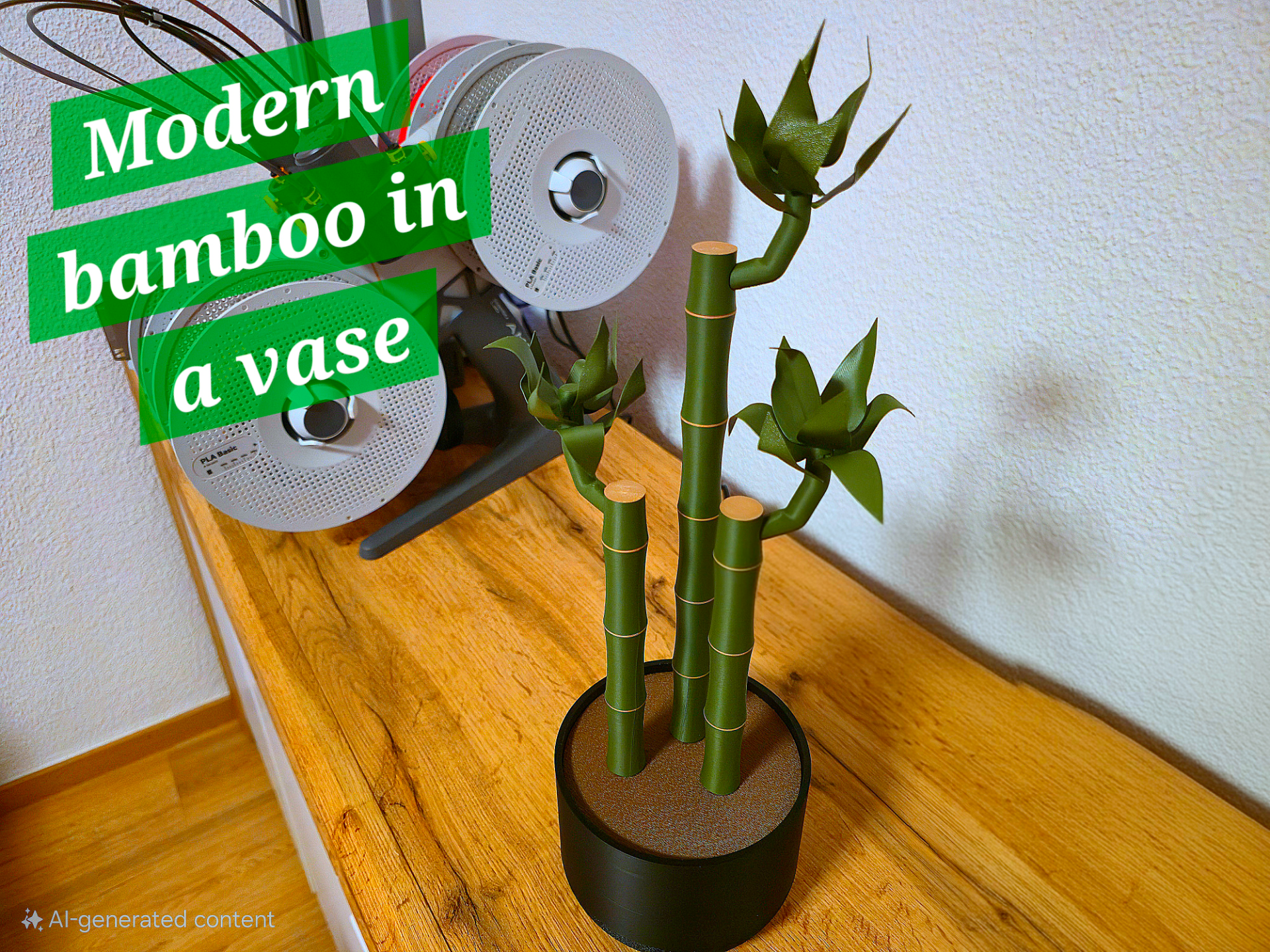 Bamboo in a vase
