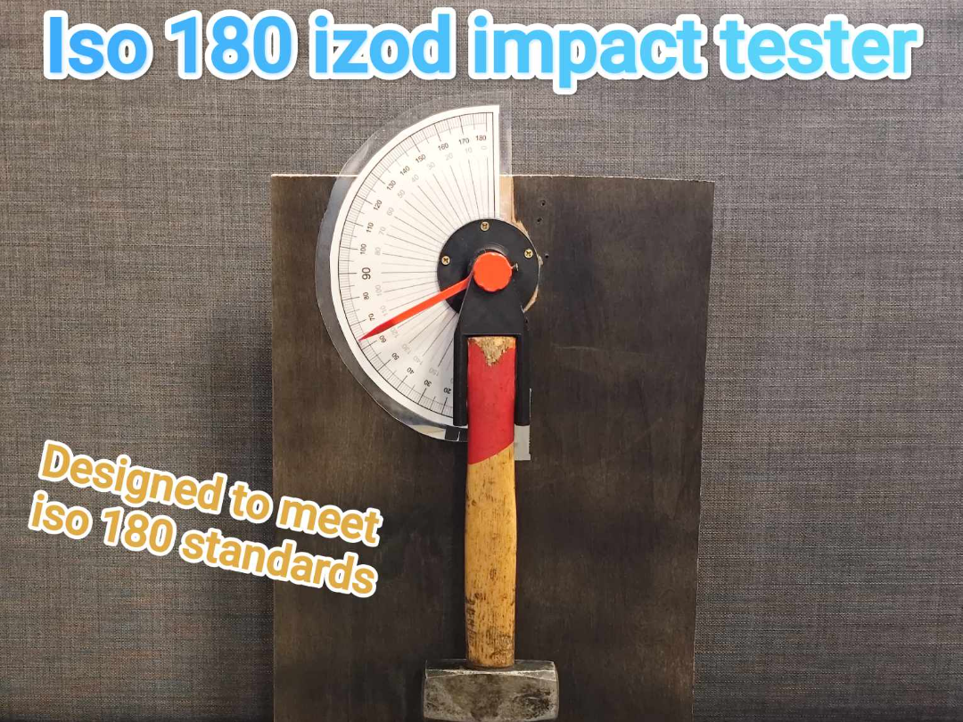 3D-Printable Izod impact tester