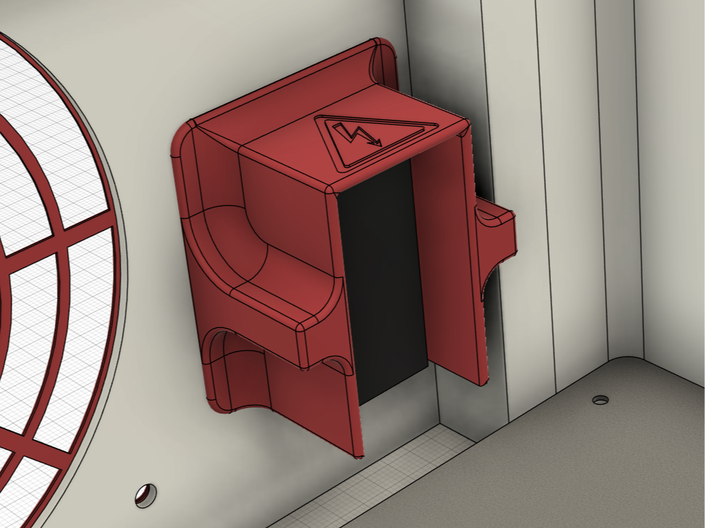Safetycover Powerswitch for Buchse C-14