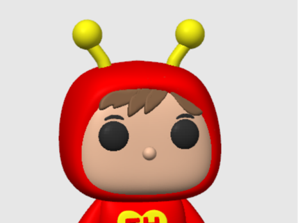 Chapulín Colorado estilo Funko – Figura 3D
