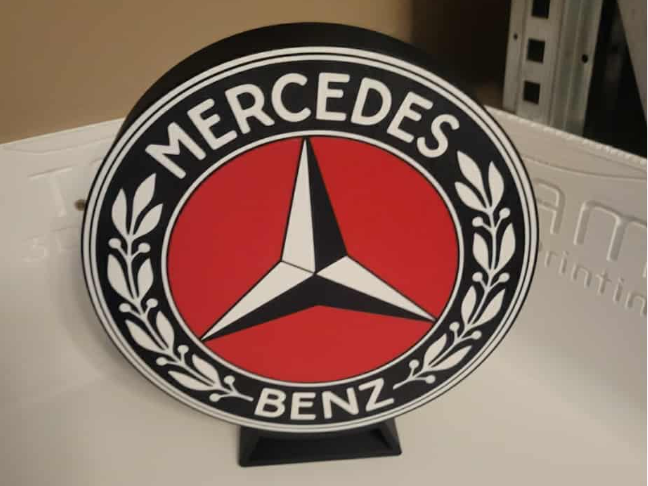 vintage mercedes light