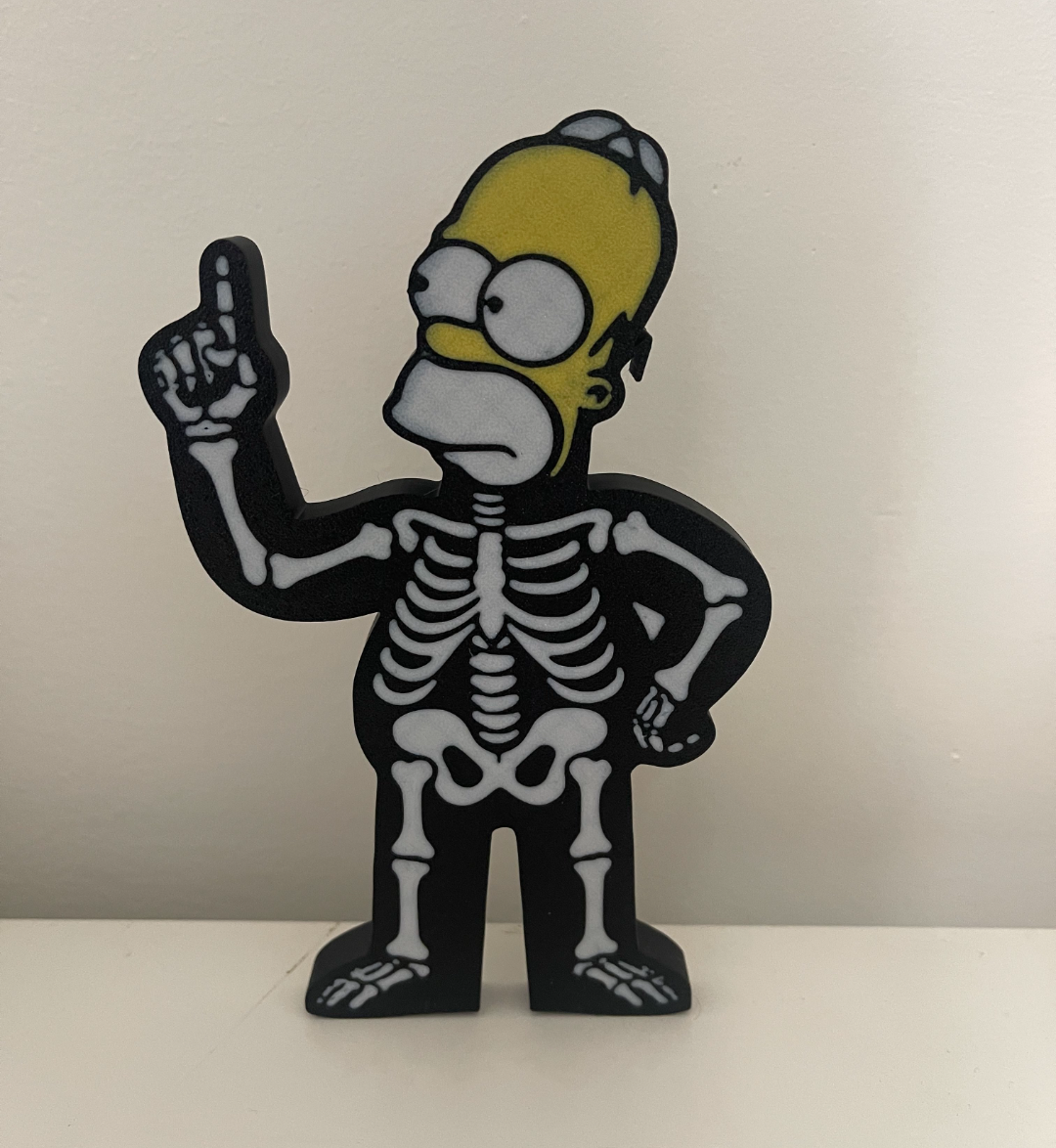 Homer Simpson Skeleton Halloween decor