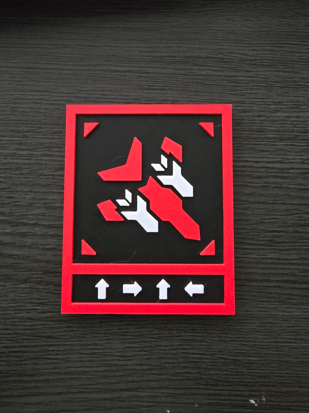 Magnetic Helldivers 2 Eagle 110mm Rocket Plaque