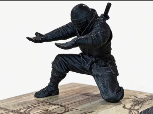 The Silent Scribe: Ninja Pen Holder