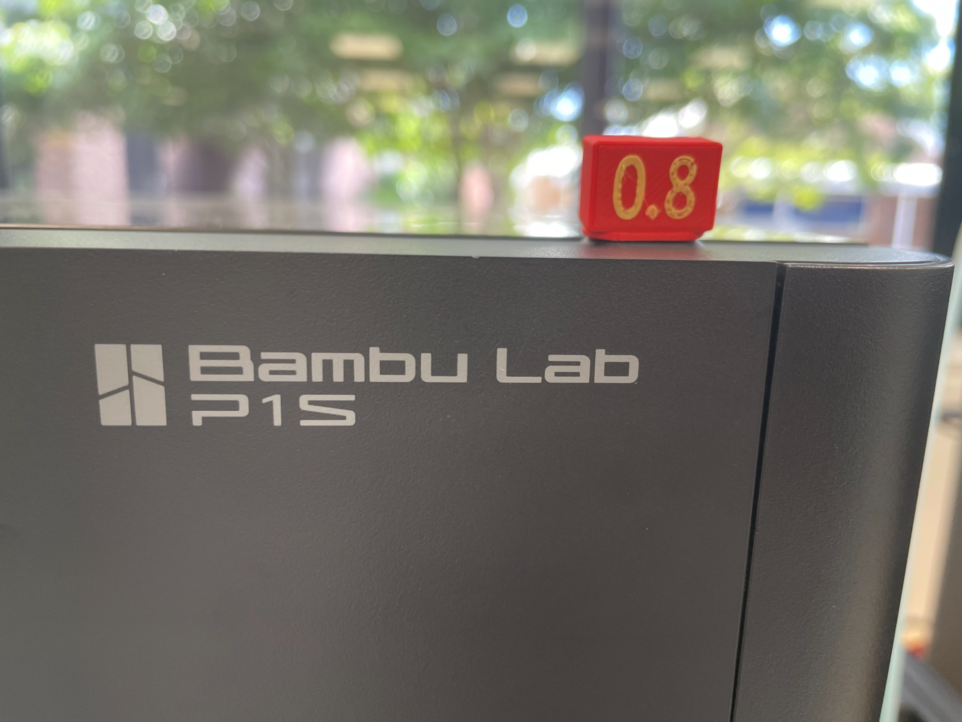 P1S plug that shows 0.8