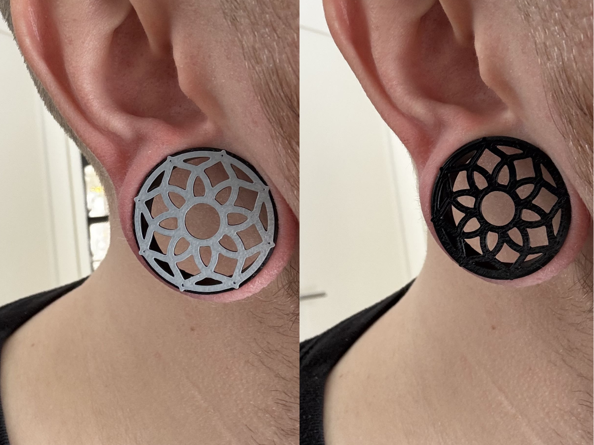 Ear Gauges Mandala 20-50mm Multiple Plates
