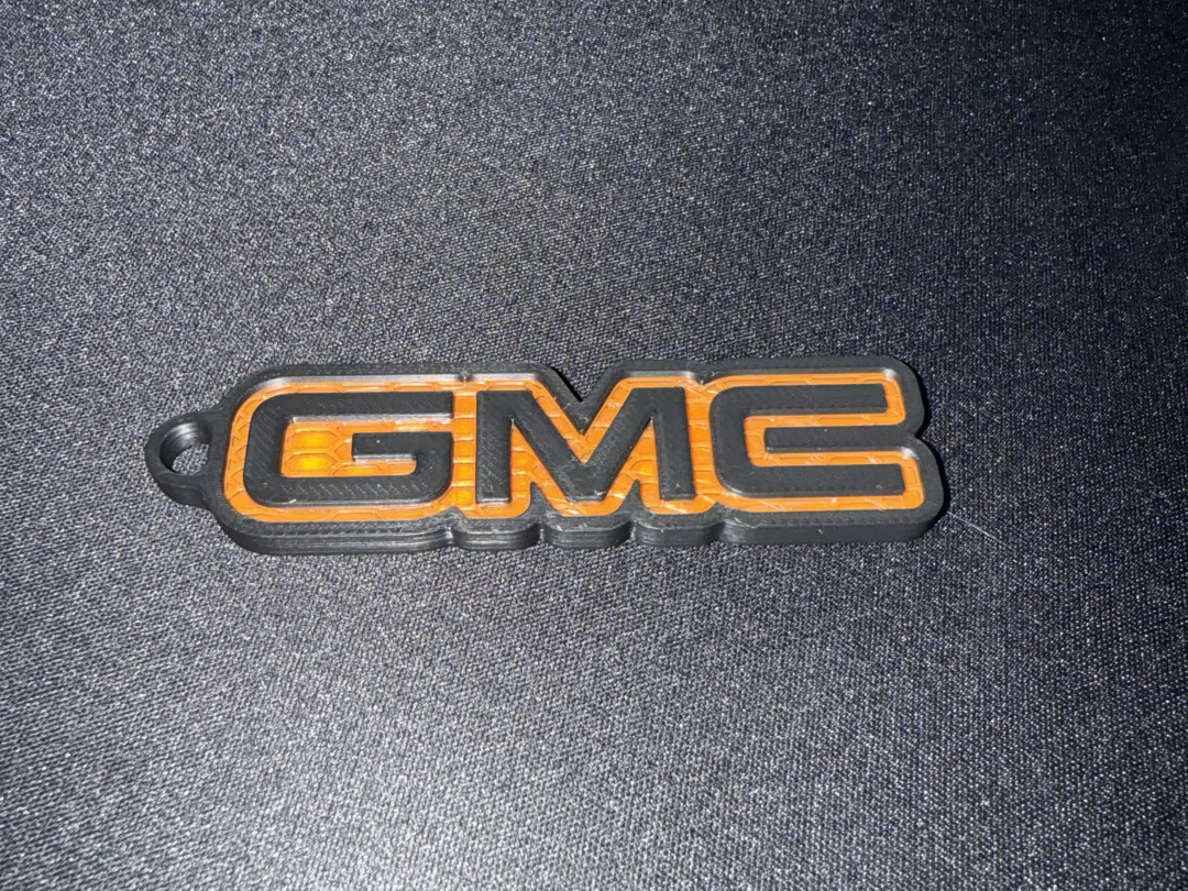 GMC Keychain Colored Background 1pc