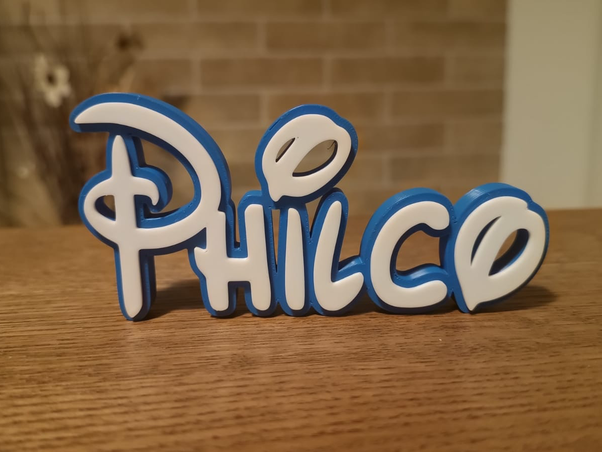 Philco Name Disney Font