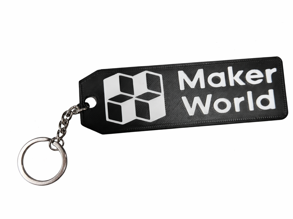 Maker World Keychain Accessory