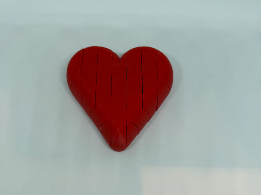 Herz Fidget / Schleim Herz / Bewegliches Herz