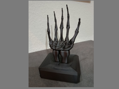 Skeleton hand jewelryholder headphone holder