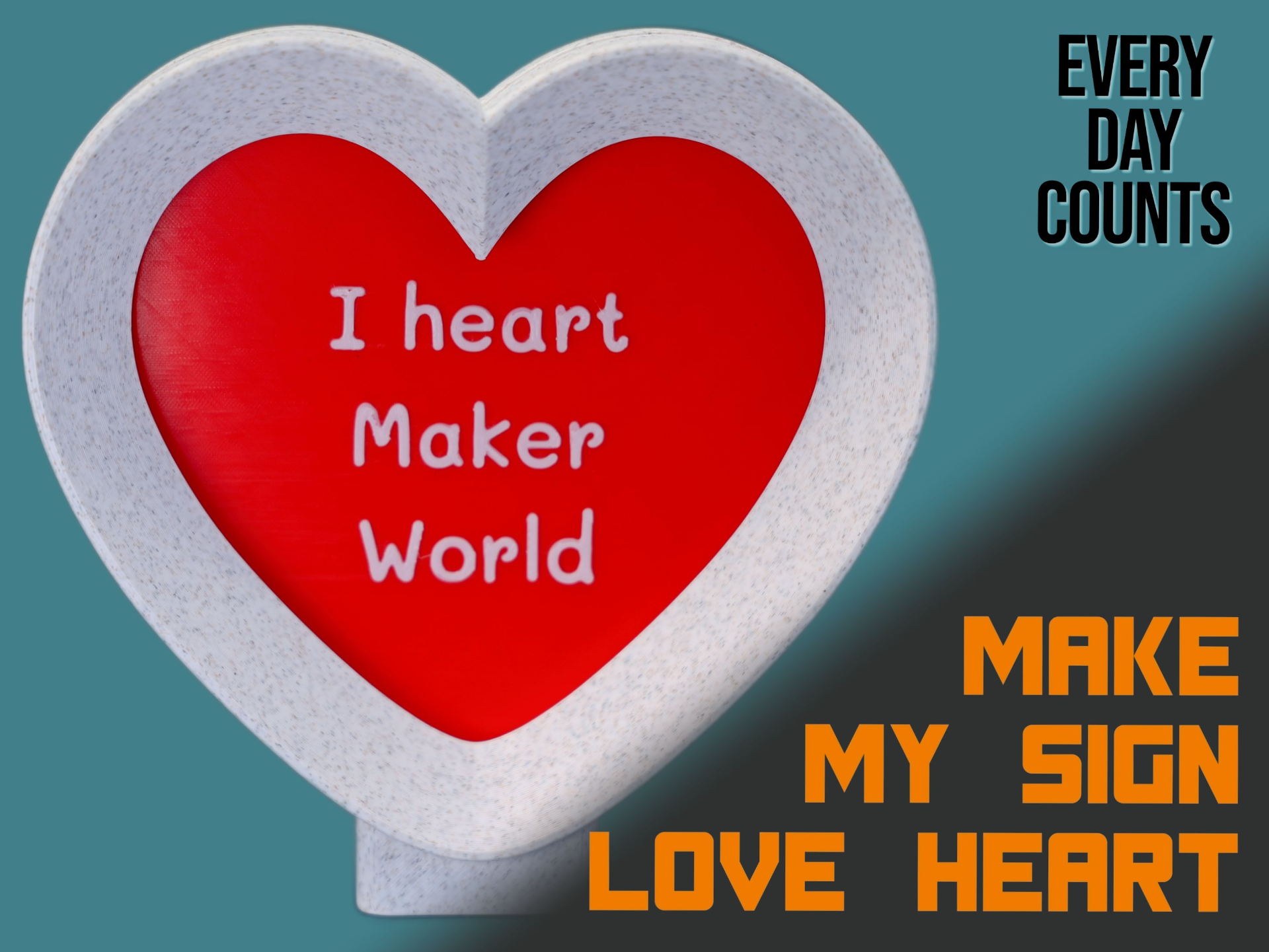 Make my sign love heart