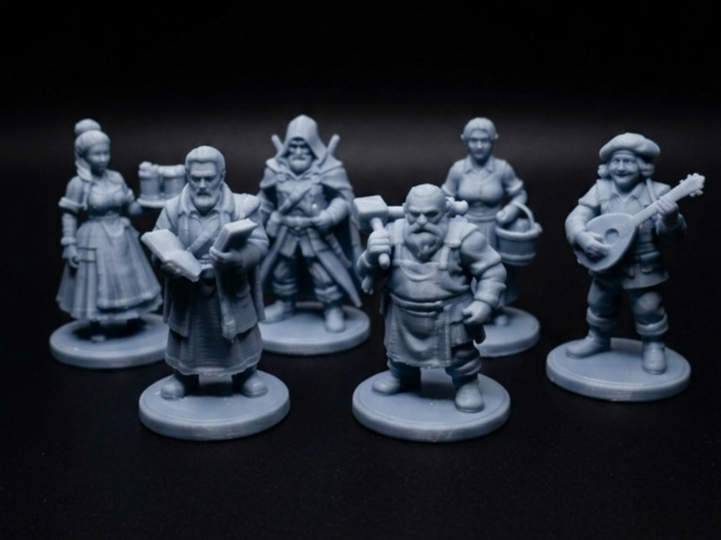 Fantasy Tavern & Town NPCs (6 Miniatures Set 1)