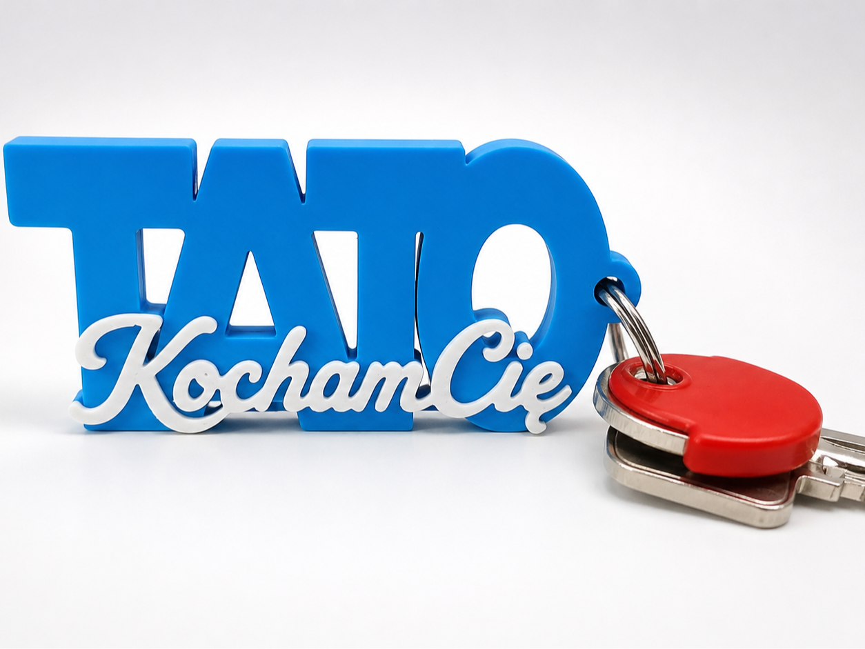 Brelok „TATO Kocham Cię” – prezent