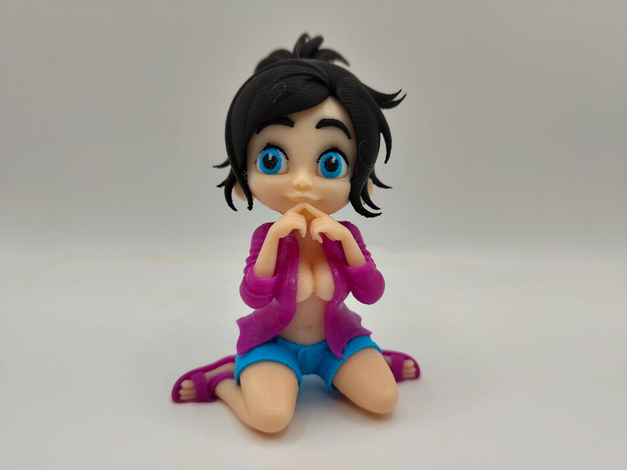 Anime Chibi Girl - Cute Pose Collectible