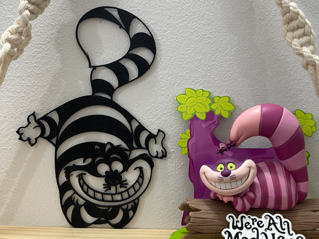 Lo stregatto wallart decorazione murale