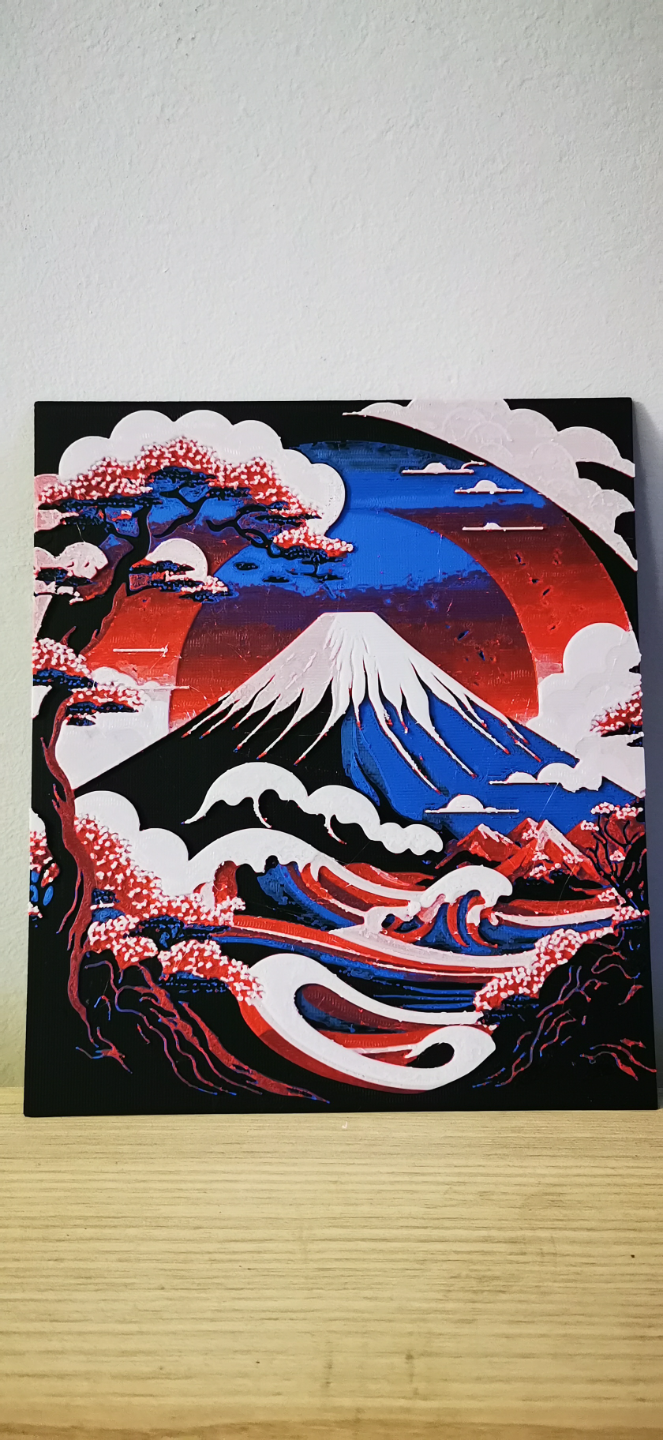 Monte Fuji - Hueforge