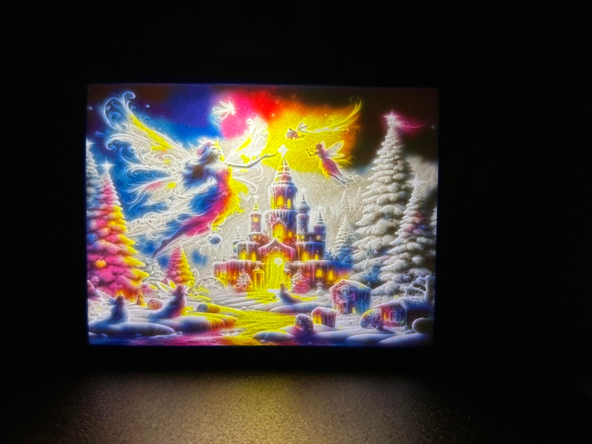 Christmas fairyland Lithophane