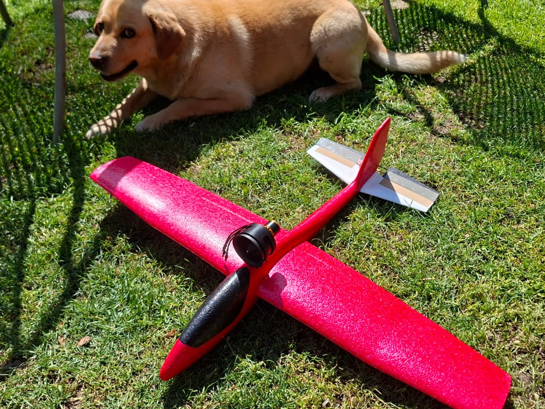 50mm EDF holder for a Lidl glider EPP airplane