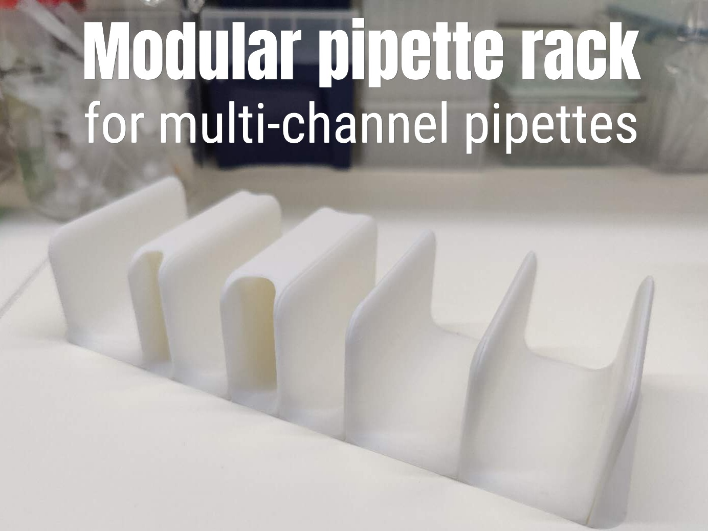 Multichannel pipette rack