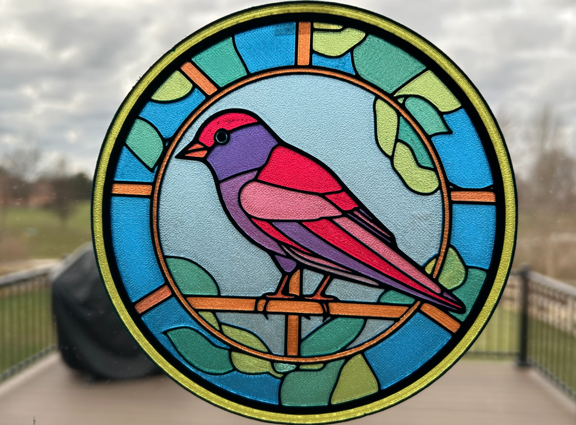 Stained Glass Bird