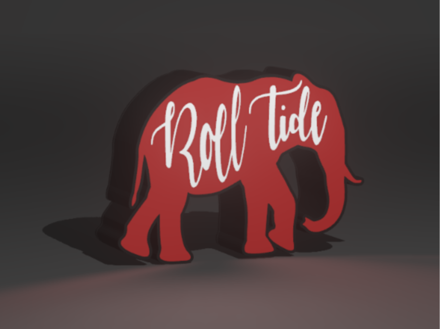 Roll Tide Light Box