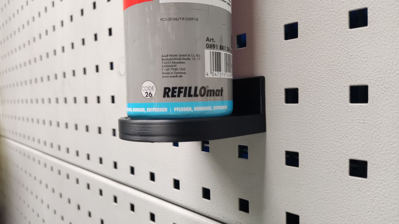 Dosenhalter kurz Garant - Lochwand