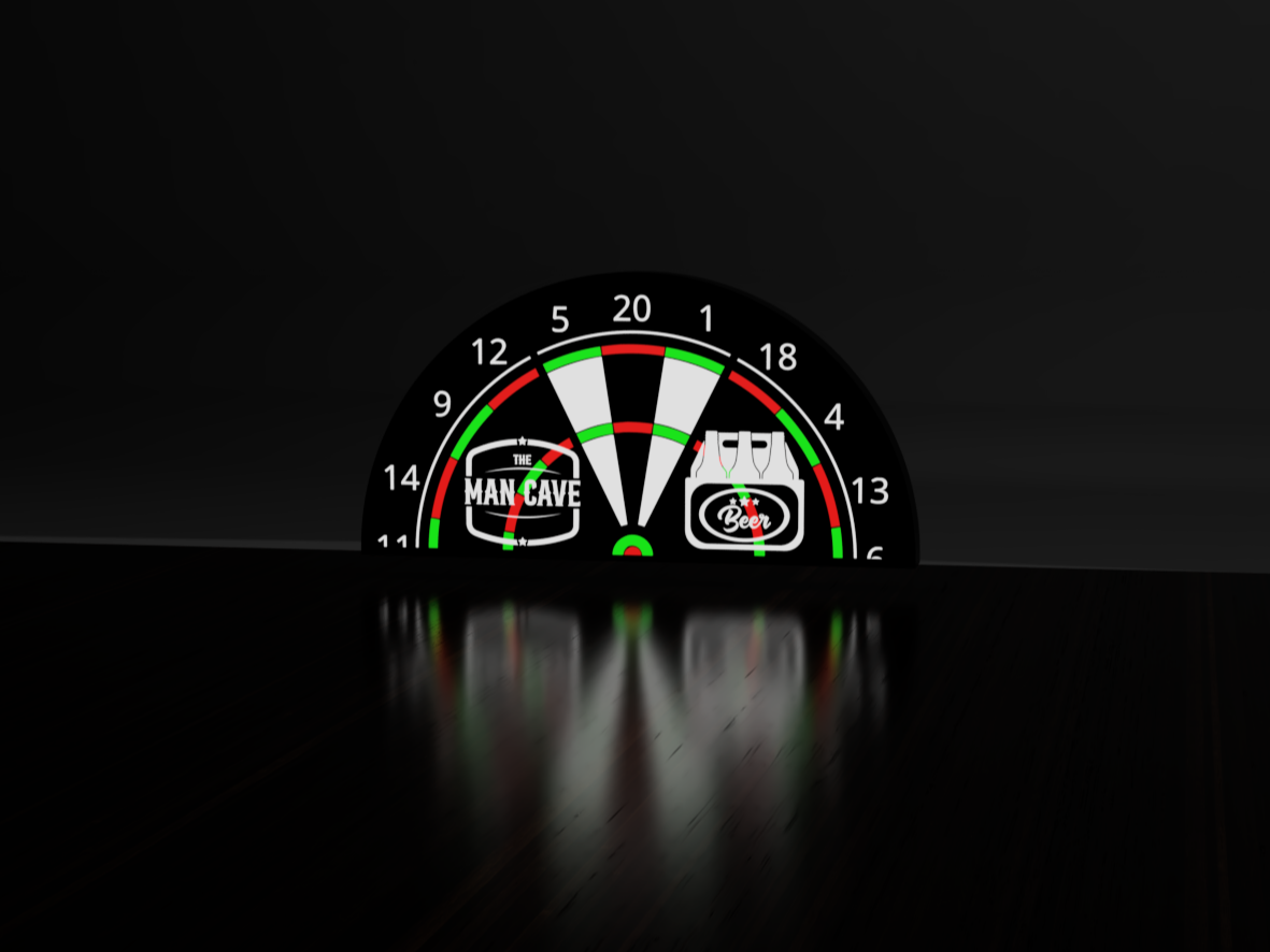 Mancave Dart Leuchtbox