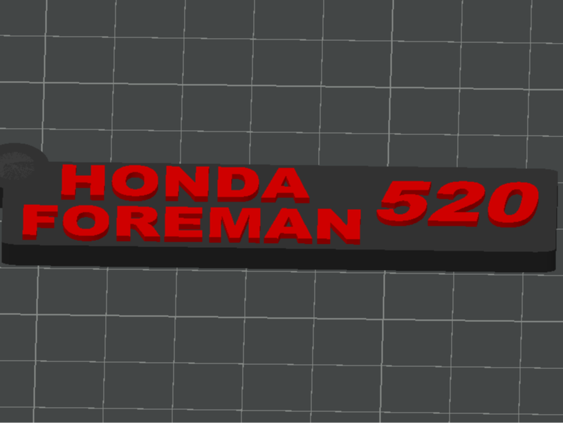 Honda Foreman Key Chain