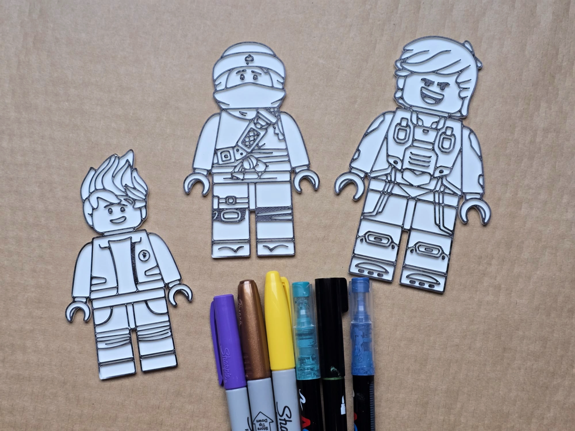 Kai Ninjago Brick Coloring