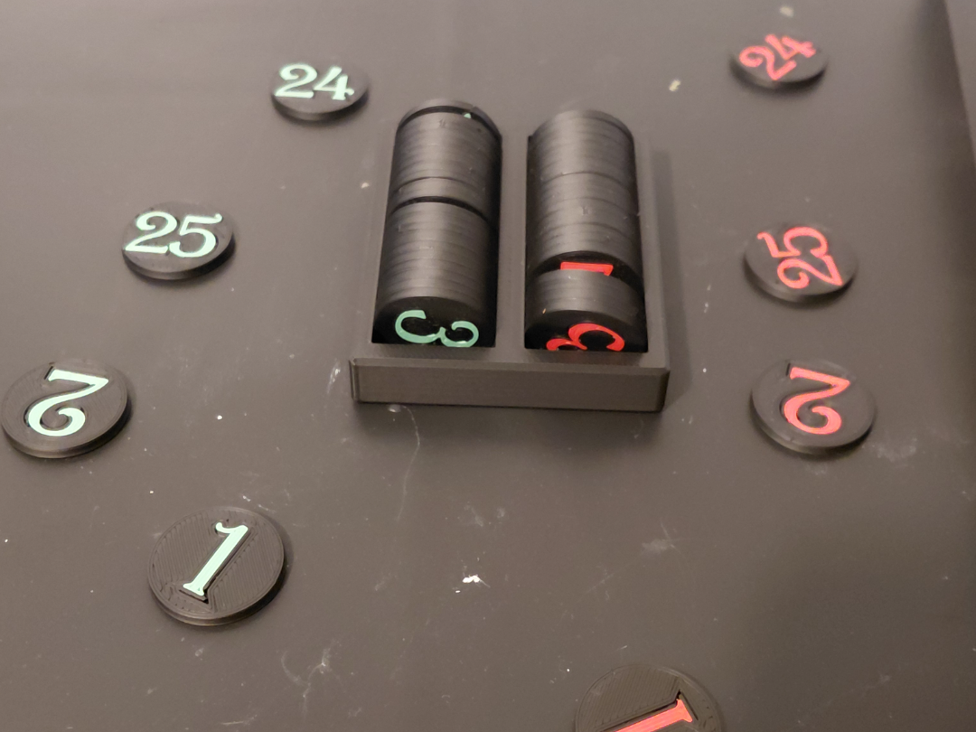 DND NPC and Enemy markers for Tiered dice box